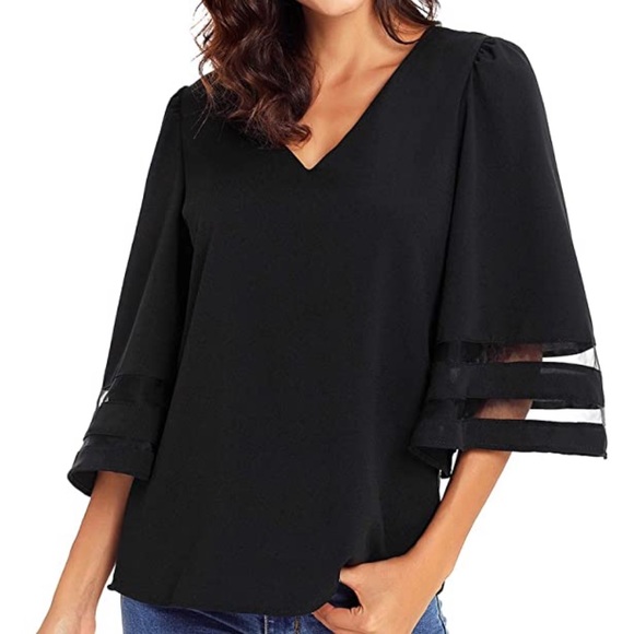 3/4 Belle Sleeve Shirt - Picture 4 of 5